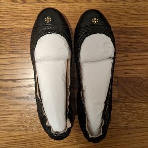 Tory Burch York Ballet Flat size 6 black